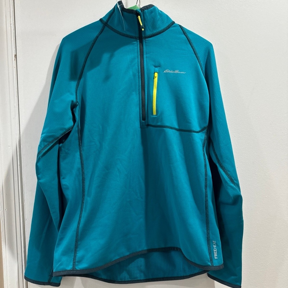 Eddie Bauer women’s Fleece lined quarter zip top